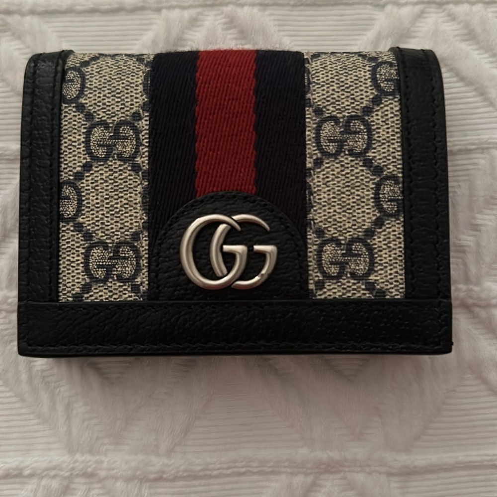 Gucci OPHIDIA GG CARD CASE WALLET